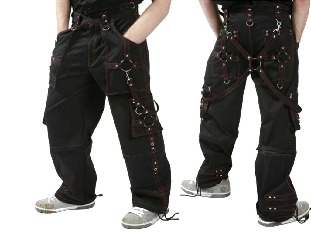 Men Bondage Trouser Gothic Transformer Baggy Pants Trouser